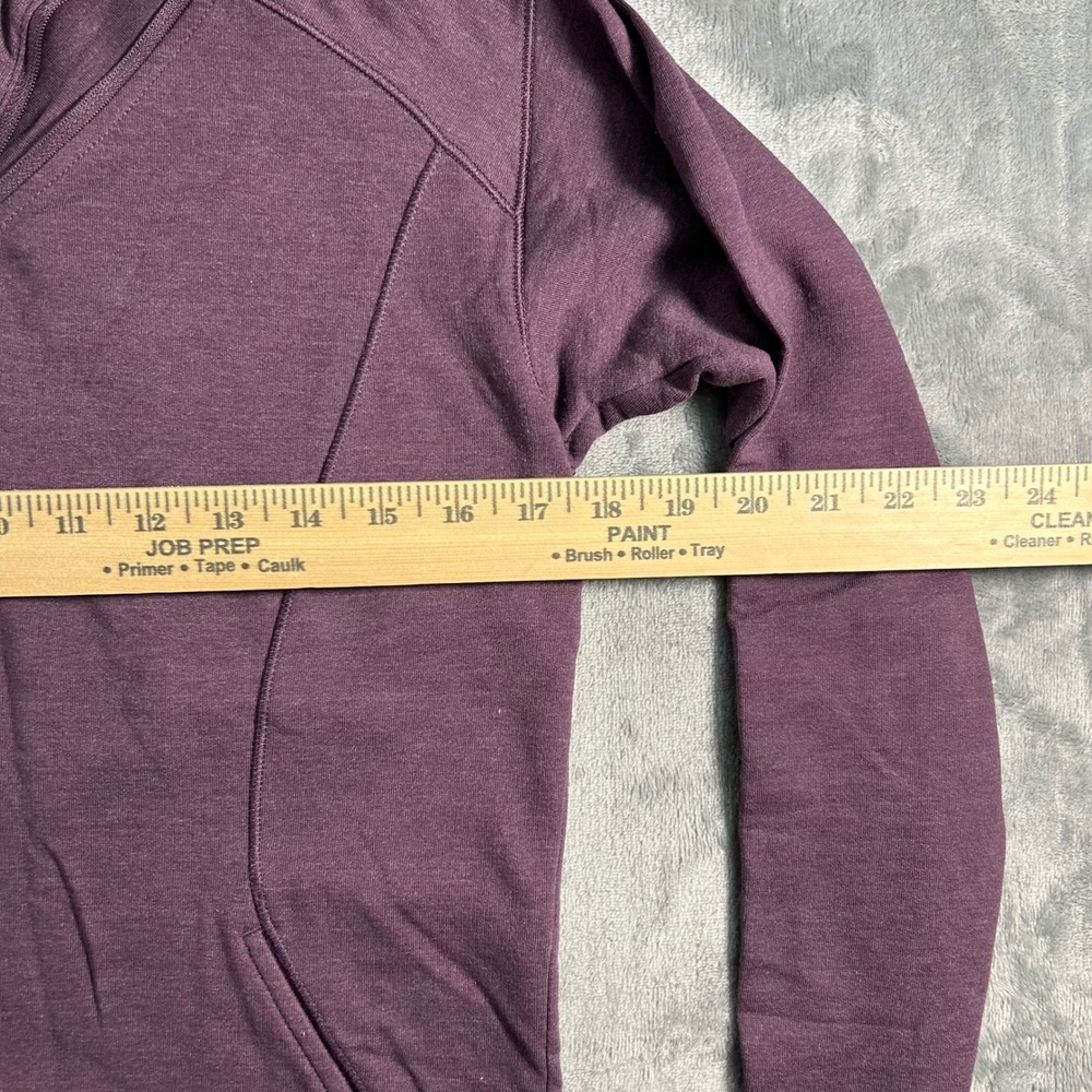 Zella Womens Cowl Neck Thumbhole Pullover‎ Sweatshirt Purple Size S - Picture 4 of 7
